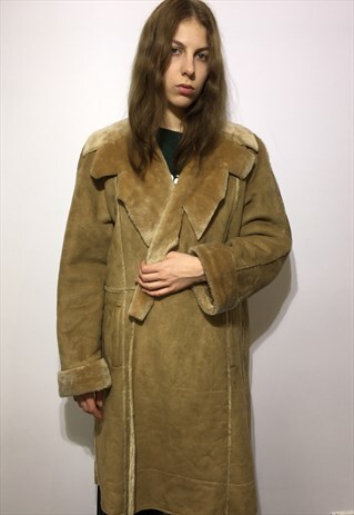 VINTAGE 90' OLDSCHOOL AMAZING BEIGE WINTER COAT