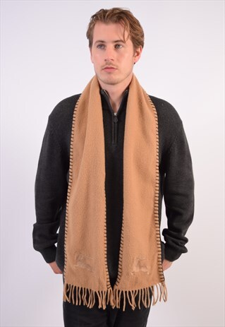 VINTAGE BURBERRY SCARF BROWN
