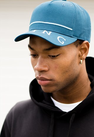 LEYTON CURVED PEAK CAP - BLUE