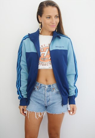 80'S ADIDAS TREFOIL VINTAGE TRACK JACKET