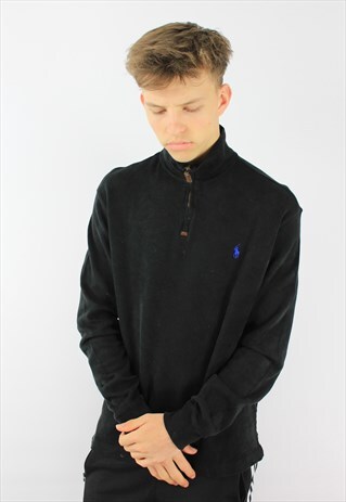 RALPH LAUREN POLO HALF-ZIP CLASSIC SWEATSHIRT