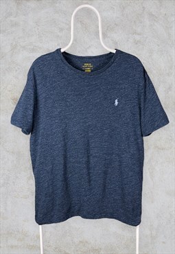 Vintage Polo Ralph Lauren Blue T-Shirt Medium