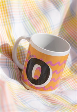 Colourful Alphabet Letter O Mug 