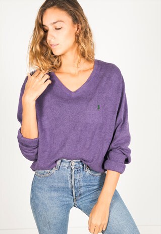 VINTAGE 80S POLO RALPH LAUREN JUMPER / R4123C603
