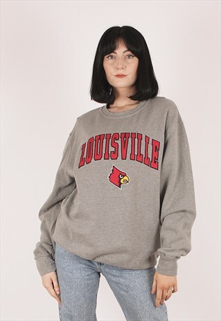 VINTAGE USA LOUISVILLE SPORTS GREY SWEATSHIRT /NN2675