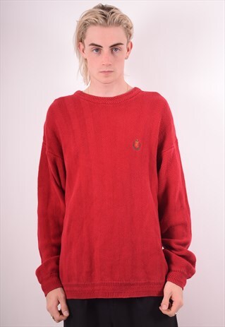 CHAPS RALPH LAUREN MENS VINTAGE JUMPER SWEATER MEDIUM 90S