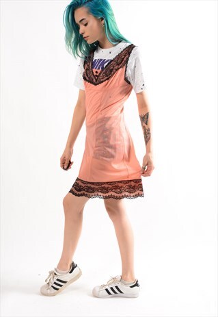 VINTAGE LACE SLIP DRESS
