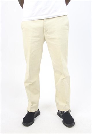 VINTAGE 90'S ITALIAN CREAM CHINOS