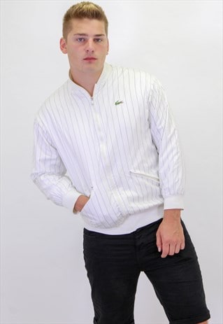 VINTAGE LACOSTE PIN STRIPED JACKET
