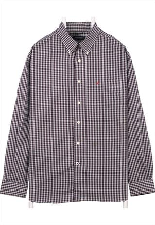 Nautica 90's Long Sleeve Button Up Check Shirt XXLarge (2XL)