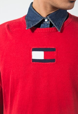 VINTAGE TOMMY HILFIGER KNIT JUMPER / S430