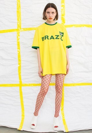 VINTAGE BRAZIL FOOTBALL T-SHIRT