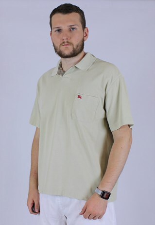 VINTAGE BURBERRY POLO SHIRT RARE