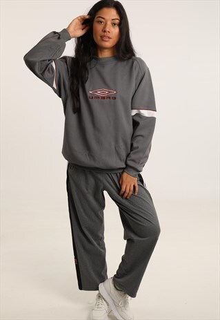 VINTAGE UMBRO EMBROIDERED SPELLOUT SWEATSHIRT