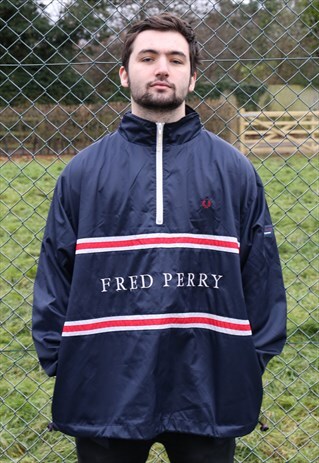 VINTAGE FRED PERRY QUARTER ZIP JACKET