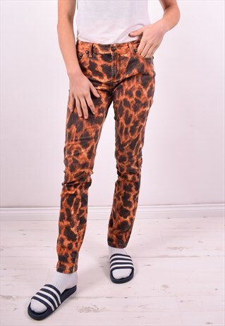 JUST CAVALLI WOMENS VINTAGE JEANS W32 L30 MULTI 90'S