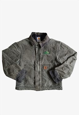 Vintage Y2K Carhartt Khaki Workwear Jacket