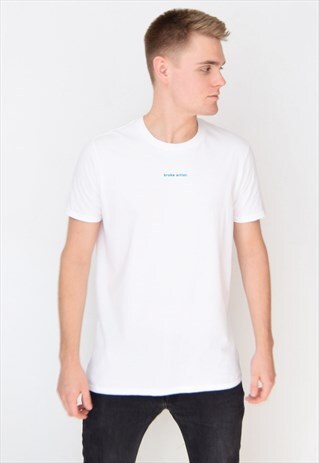 WHITE BROKE ARTIST (BLUE) T-SHIRT