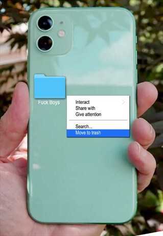 ANTI FUCKBOY PHONE CLEAR CASE - IPHONE AND SAMSUNG