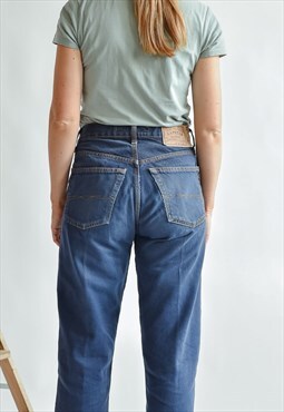 Vintage 80s High Waisted Blue Jeans Mom Style S