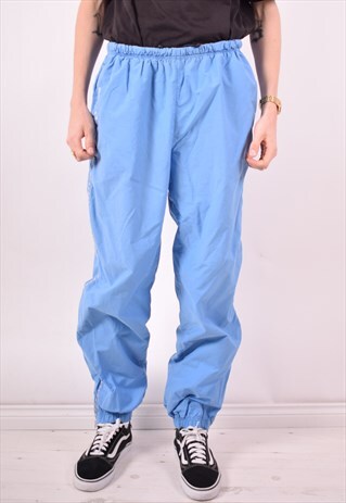 CHAMPION MENS VINTAGE TRACKSUIT TROUSERS LARGE BLUE 90S