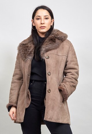 70'S VINTAGE SHEEPSKIN COAT
