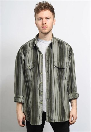 VINTAGE CORDUROY CORD SHIRT