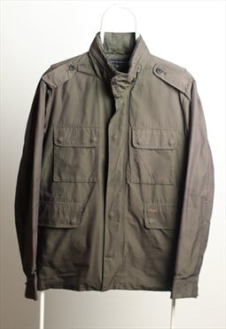 Vintage Tommy Hilfiger Windbreaker Jacket Green M