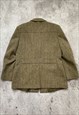 VINTAGE HARRIS TWEED BLAZER JACKET