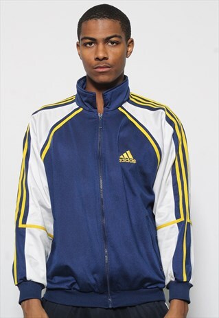 VINTAGE ADIDAS TRACK JACKET BLUE