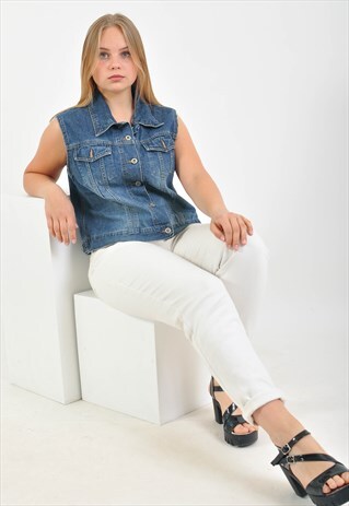 VINTAGE 90S DENIM VEST