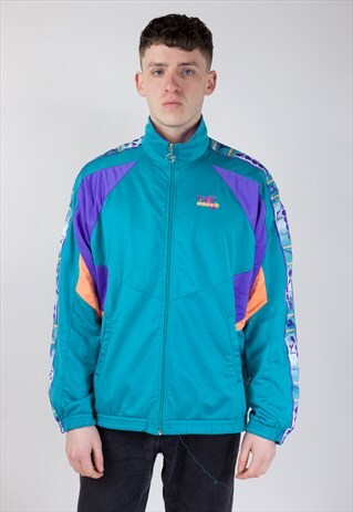 VINTAGE 90S DIADORA ZIP-UP SPORTS JACKET