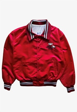 Vintage 80s CO-OP Farm Power Promotional Red Jacket