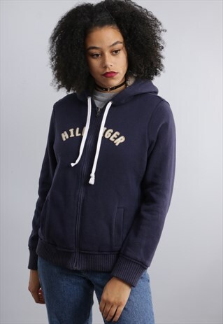 VINTAGE TOMMY HILFIGER ZIP HOODIE Z825