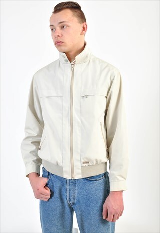 VINTAGE HARRINGTON JACKET IN BEIGE