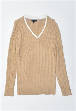 Vintage 90's Tommy Hilfiger Jumper Sweater Beige