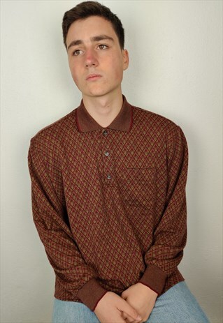 VINTAGE CELINE PARIS POLO SHIRT LONGSLEEVE
