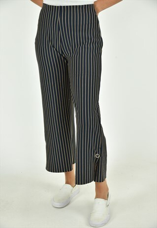 VINTAGE 90'S ZARA BLUE PANTS SMALL