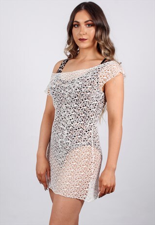 VINTAGE NET MESH DRESS ASM2477