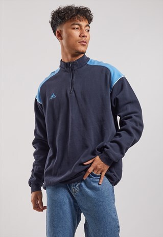 VINTAGE ADIDAS 1/4 ZIP SWEATSHIRT