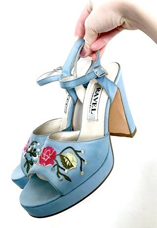 80S VINTAGE RAVEL HEELS