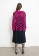 VINTAGE 90S CROCHET PONCHO