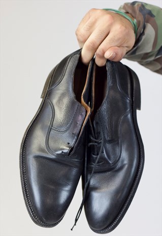 VINTAGE BAILEY SCRIBE BLACK DRESS SHOES