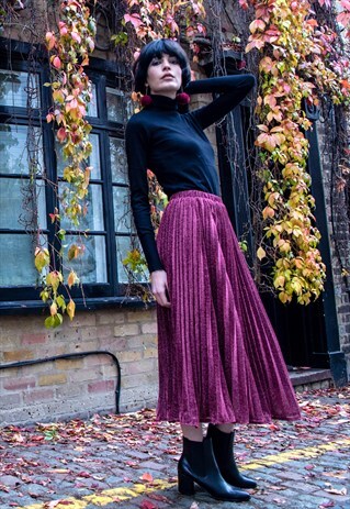 SPARKLE PLEATED SKIRT PARTY WEAR CHRISTMAS WEAR