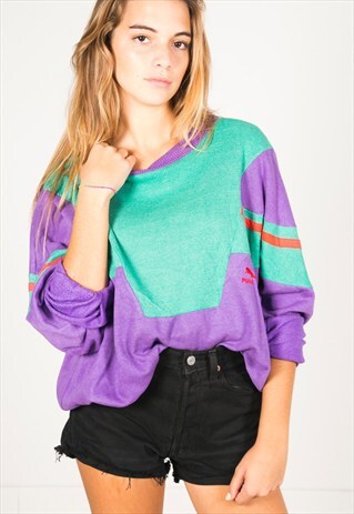 VINTAGE 90S PUMA SWEATSHIRT/ R137