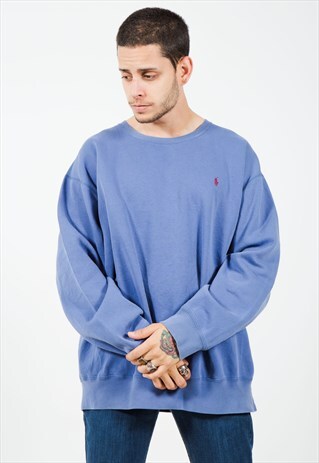 VINTAGE RETRO 90'S POLO RALPH LAUREN SWEATSHIRT / S6668