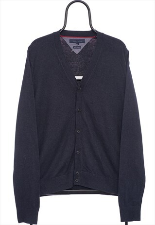 Vintage Tommy Hilfiger Navy Cardigan Mens