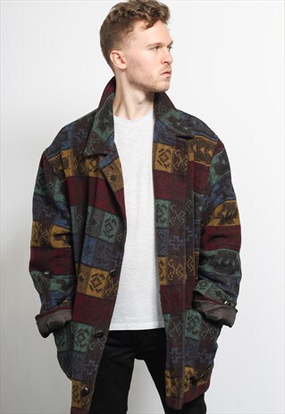 VINTAGE AZTEC INCA JACKET