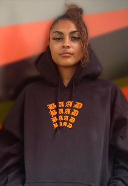  Baad hoodie black RETRO ORANGE XXI Baad hoodie black RETRO 