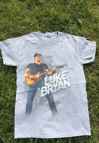 RETRO LUKE BRYAN CONCERT SOFT COTTON LOGO T-SHIRT